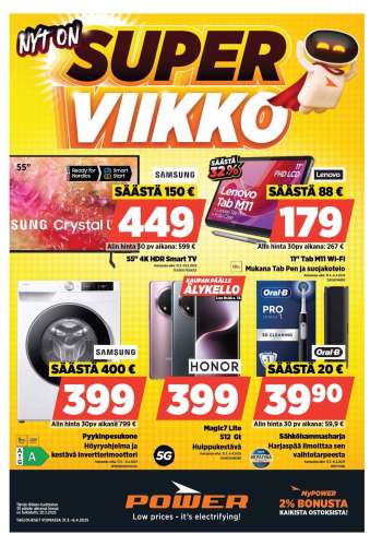 Power tarjoukset  - 31.03.2025 - 06.04.2025.