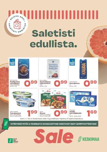 Sale tarjoukset  - 01.04.2025 - 30.04.2025.