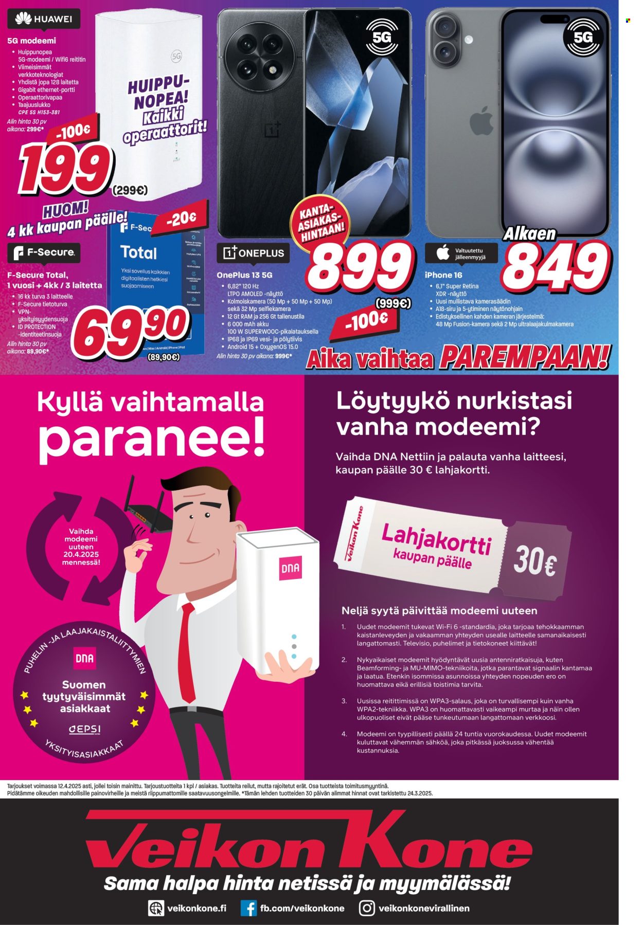 Veikon Kone tarjoukset - 31.03.2025 - 12.04.2025. Sivu 8