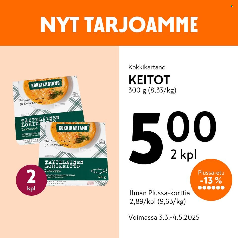 K-market tarjoukset - 03.03.2025 - 02.04.2025. Sivu 1