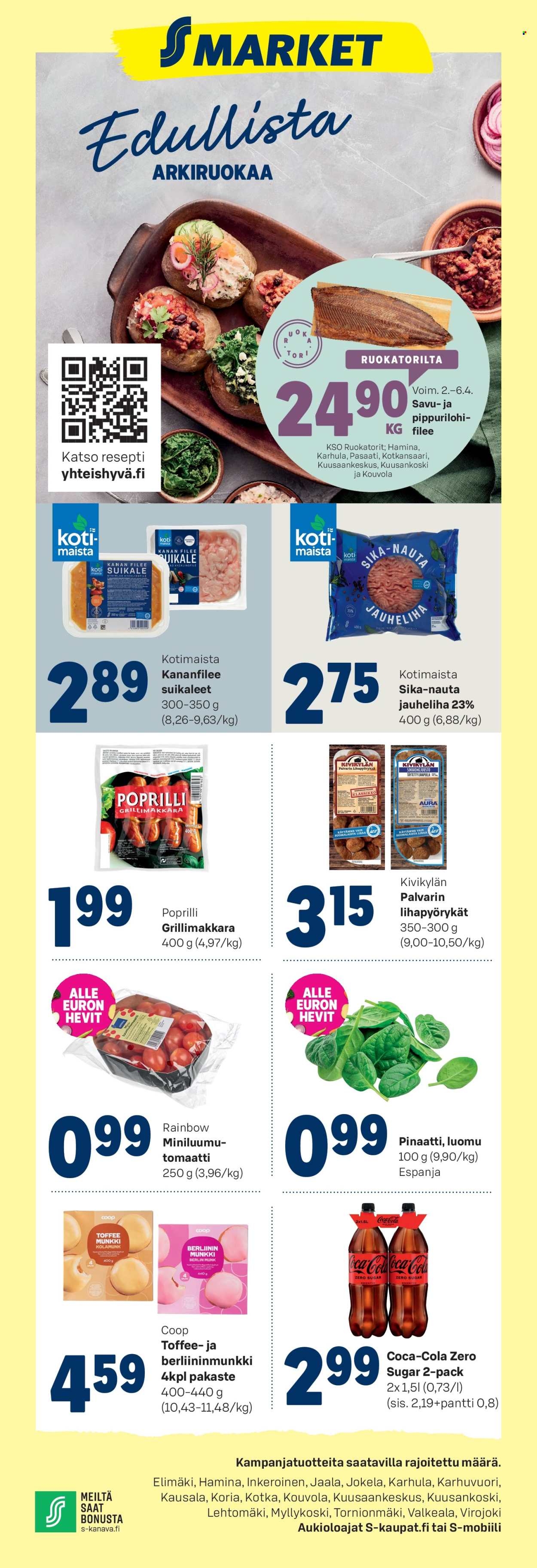 S-market tarjoukset - 02.04.2025 - 06.04.2025. Sivu 1