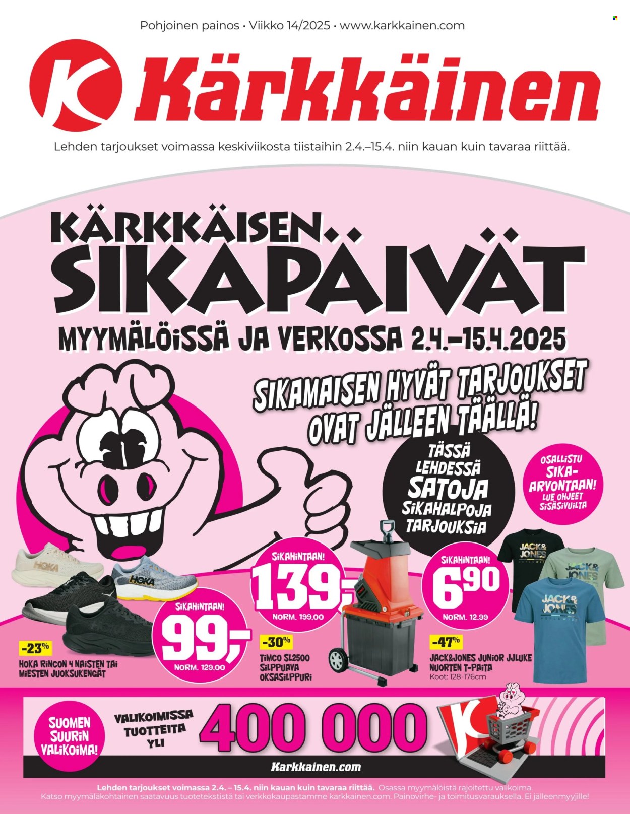 Kärkkäinen tarjoukset - 02.04.2025 - 15.04.2025. Sivu 1