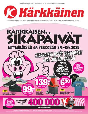 Kärkkäinen tarjoukset  - 02.04.2025 - 15.04.2025.