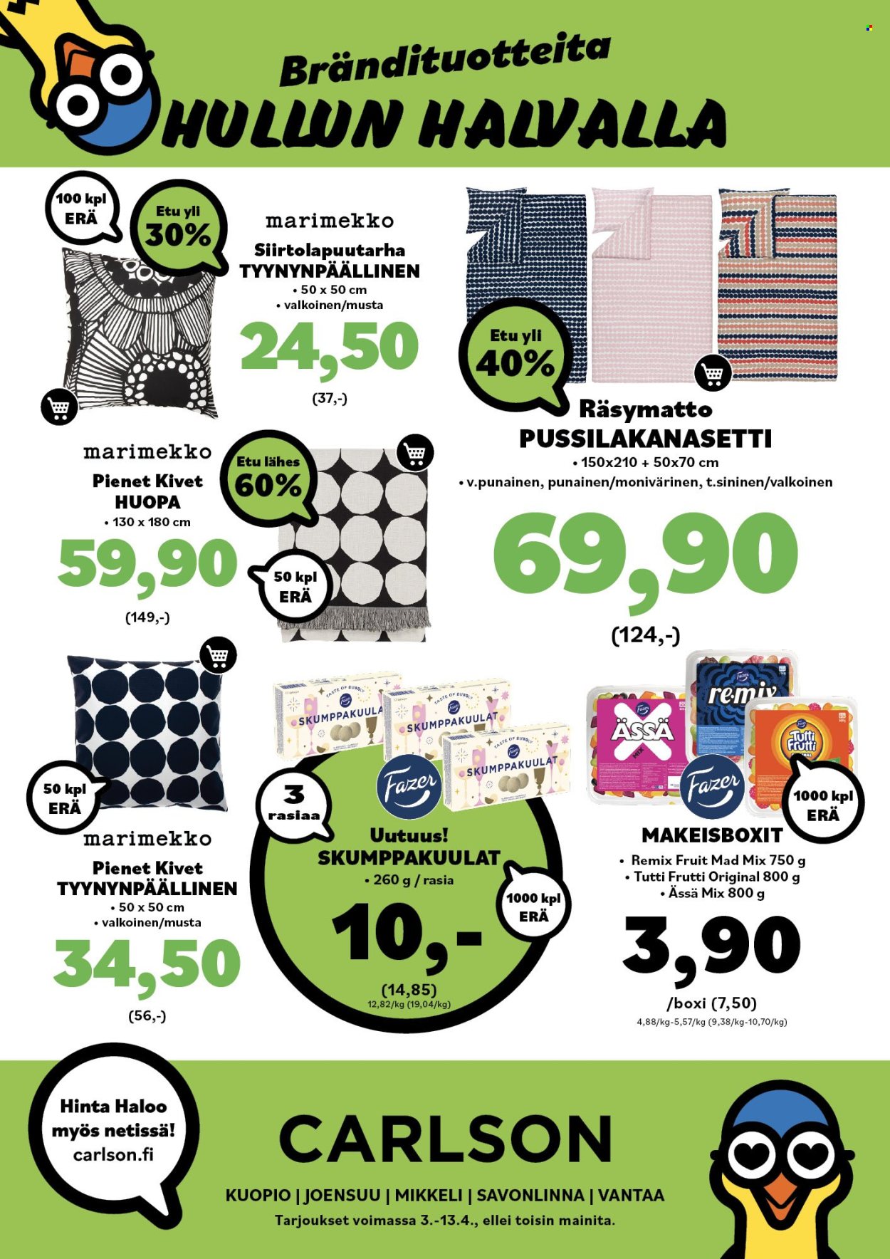 Carlson tarjoukset - 03.04.2025 - 13.04.2025. Sivu 24