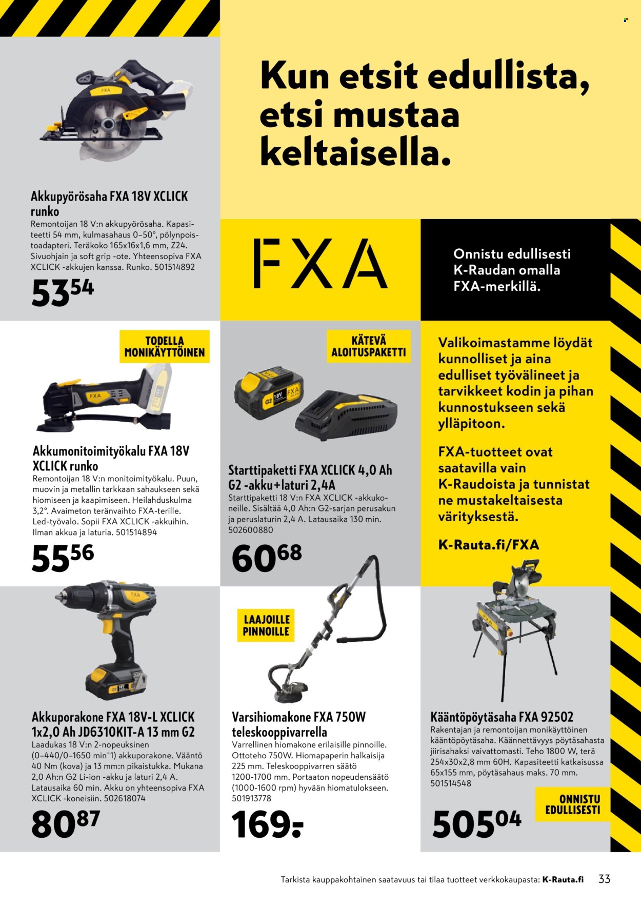 K-Rauta tarjoukset - 02.04.2025 - 15.04.2025. Sivu 33