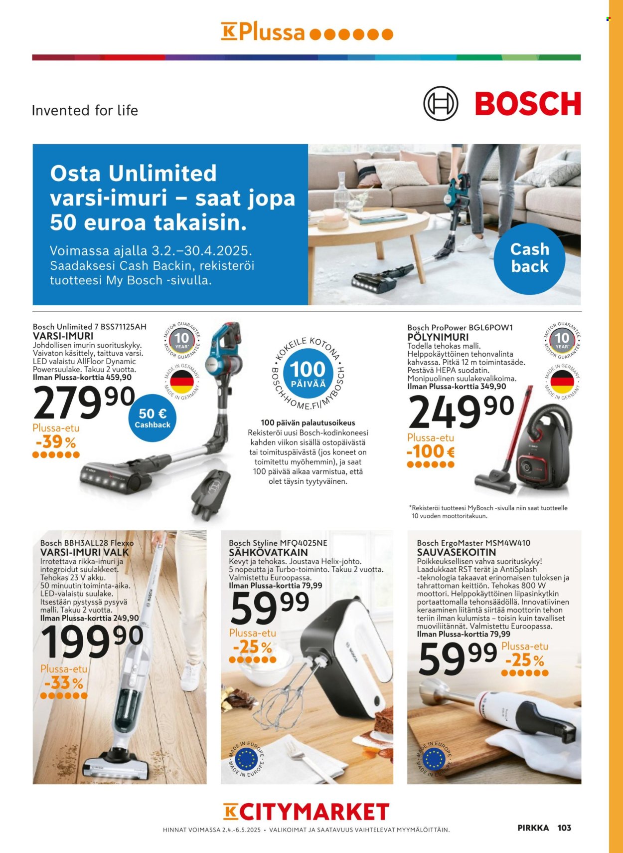 K-market tarjoukset - 02.04.2025 - 06.05.2025. Sivu 102