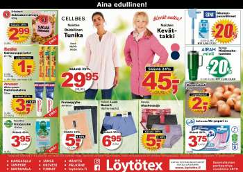 Löytötex tarjoukset  - 02.04.2025 - 08.04.2025.
