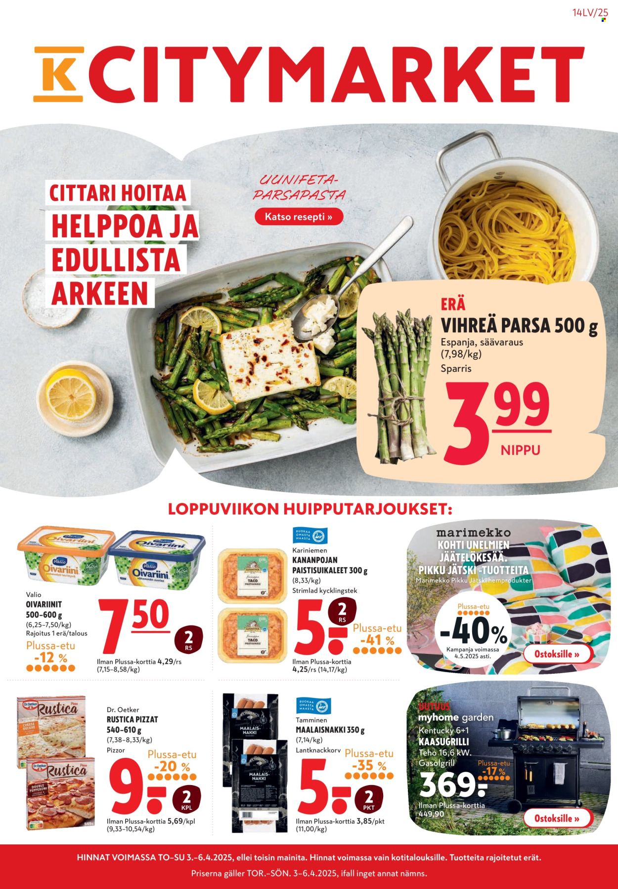 K-citymarket tarjoukset - 03.04.2025 - 09.04.2025. Sivu 1