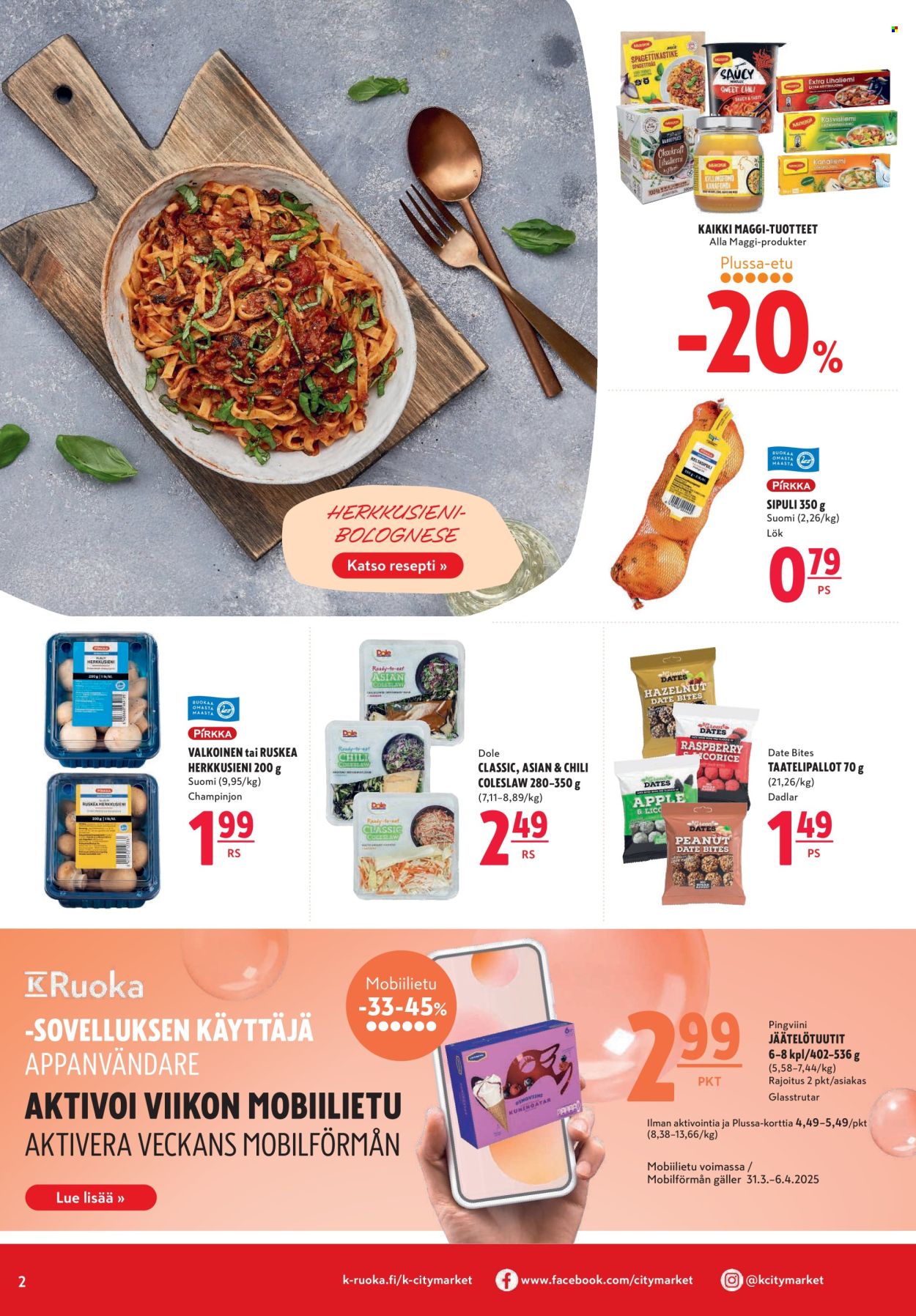 K-citymarket tarjoukset - 03.04.2025 - 09.04.2025. Sivu 2