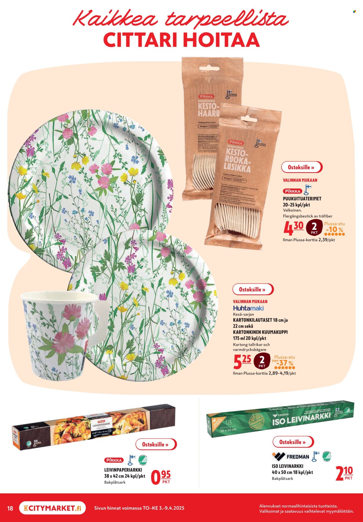 K-citymarket tarjoukset - 03.04.2025 - 09.04.2025. Sivu 18