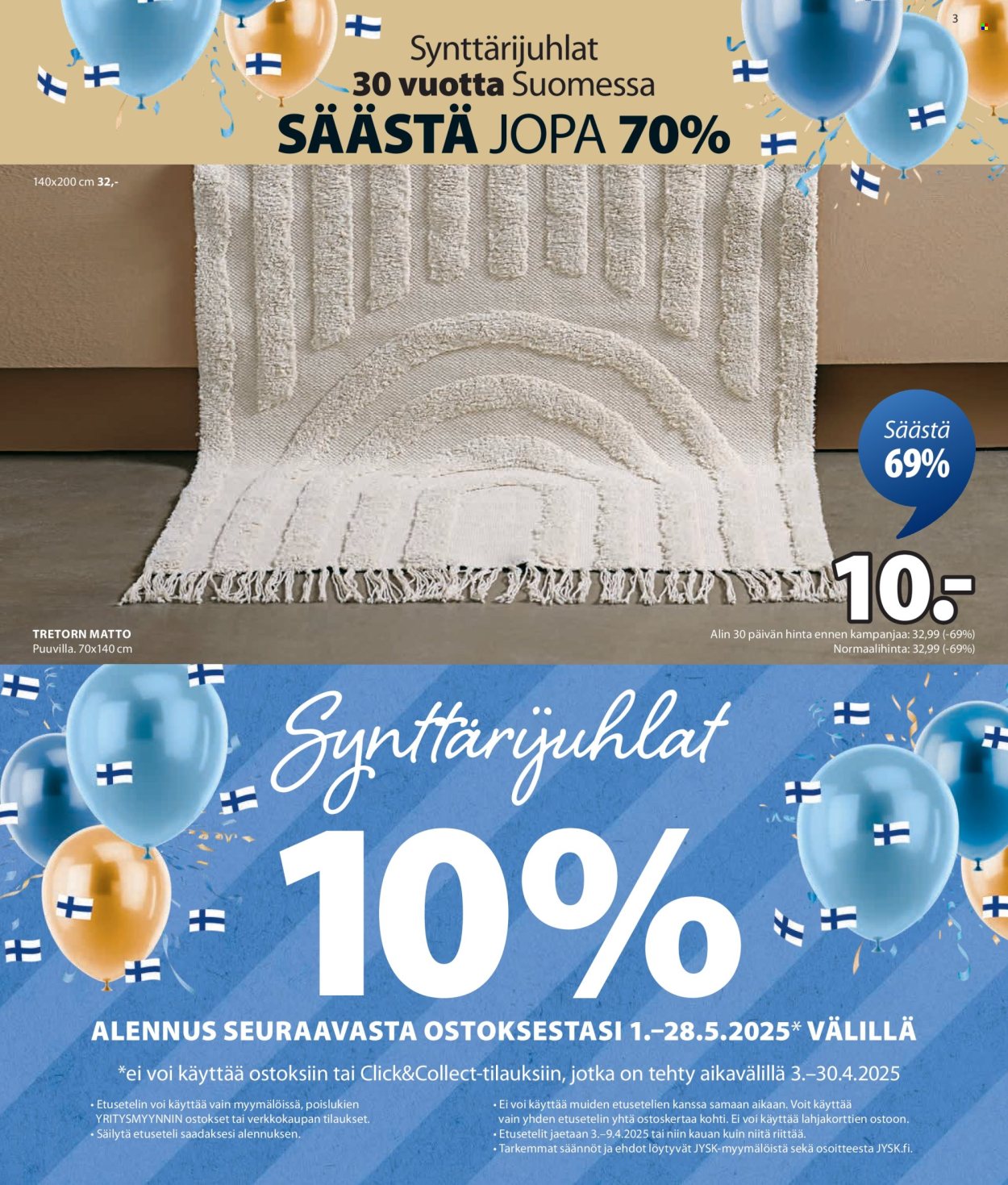 JYSK tarjoukset - 03.04.2025 - 16.04.2025. Sivu 3