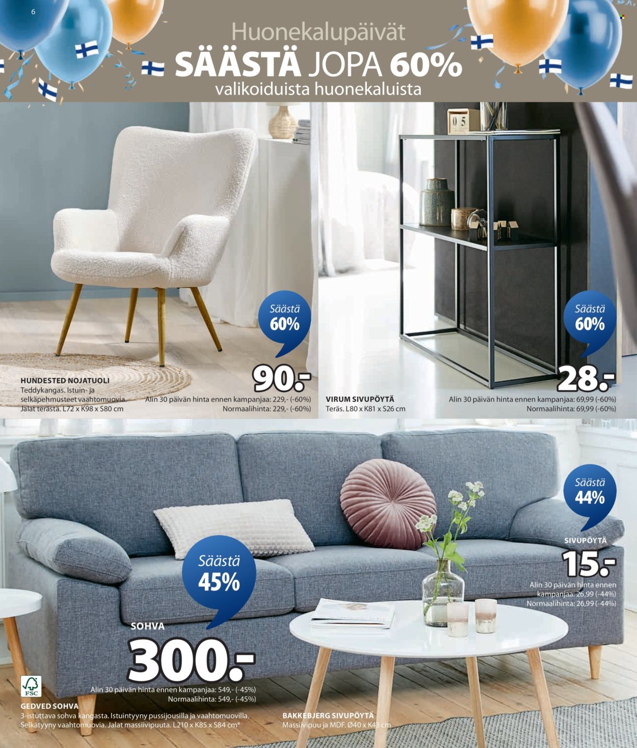 JYSK tarjoukset - 03.04.2025 - 16.04.2025. Sivu 6