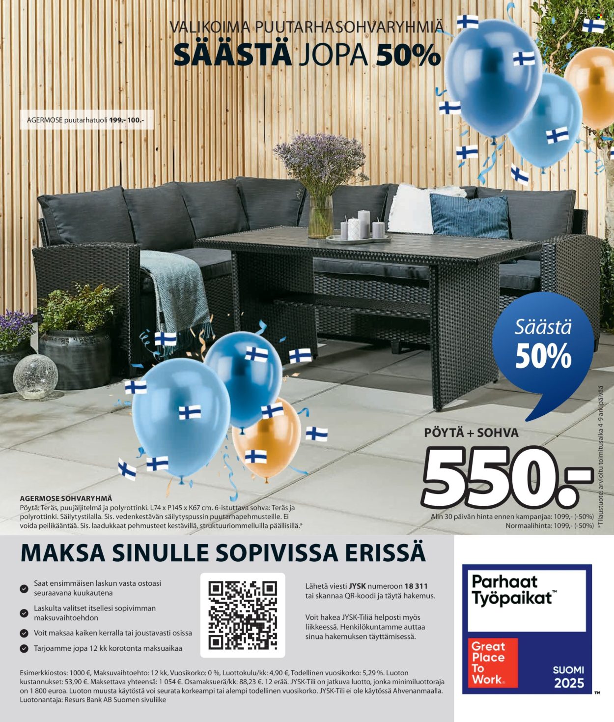 JYSK tarjoukset - 03.04.2025 - 16.04.2025. Sivu 23
