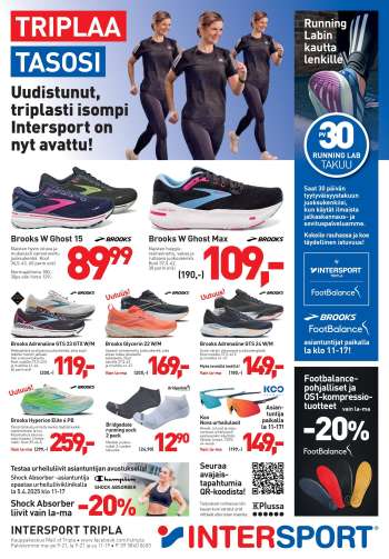 Intersport tarjoukset  - 05.04.2025 - 05.04.2025.