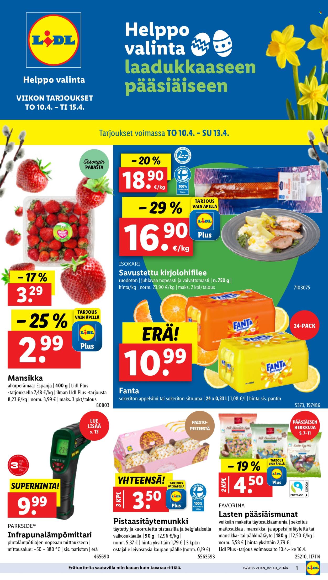 Lidl tarjoukset - 10.04.2025 - 15.04.2025. Sivu 1