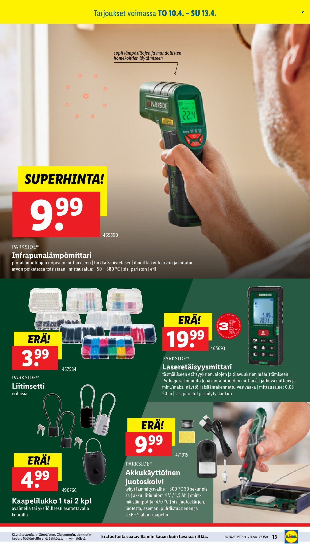 Lidl tarjoukset - 10.04.2025 - 15.04.2025. Sivu 15