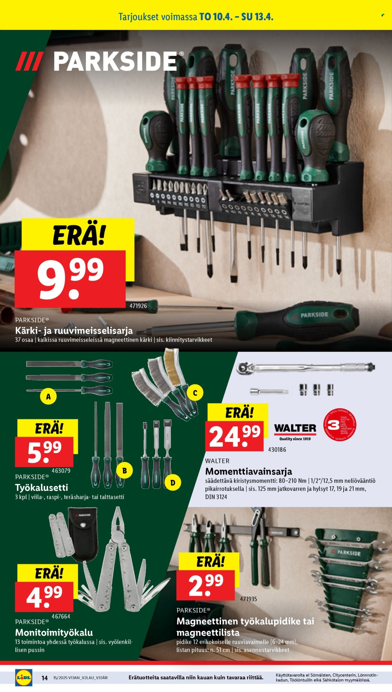 Lidl tarjoukset - 10.04.2025 - 15.04.2025. Sivu 16