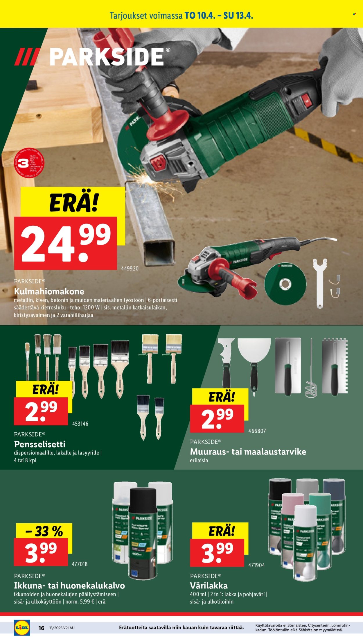 Lidl tarjoukset - 10.04.2025 - 15.04.2025. Sivu 18