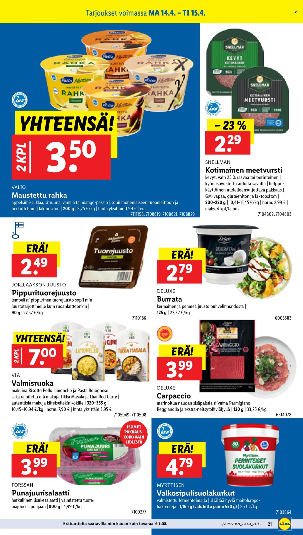 Lidl tarjoukset - 10.04.2025 - 15.04.2025. Sivu 25