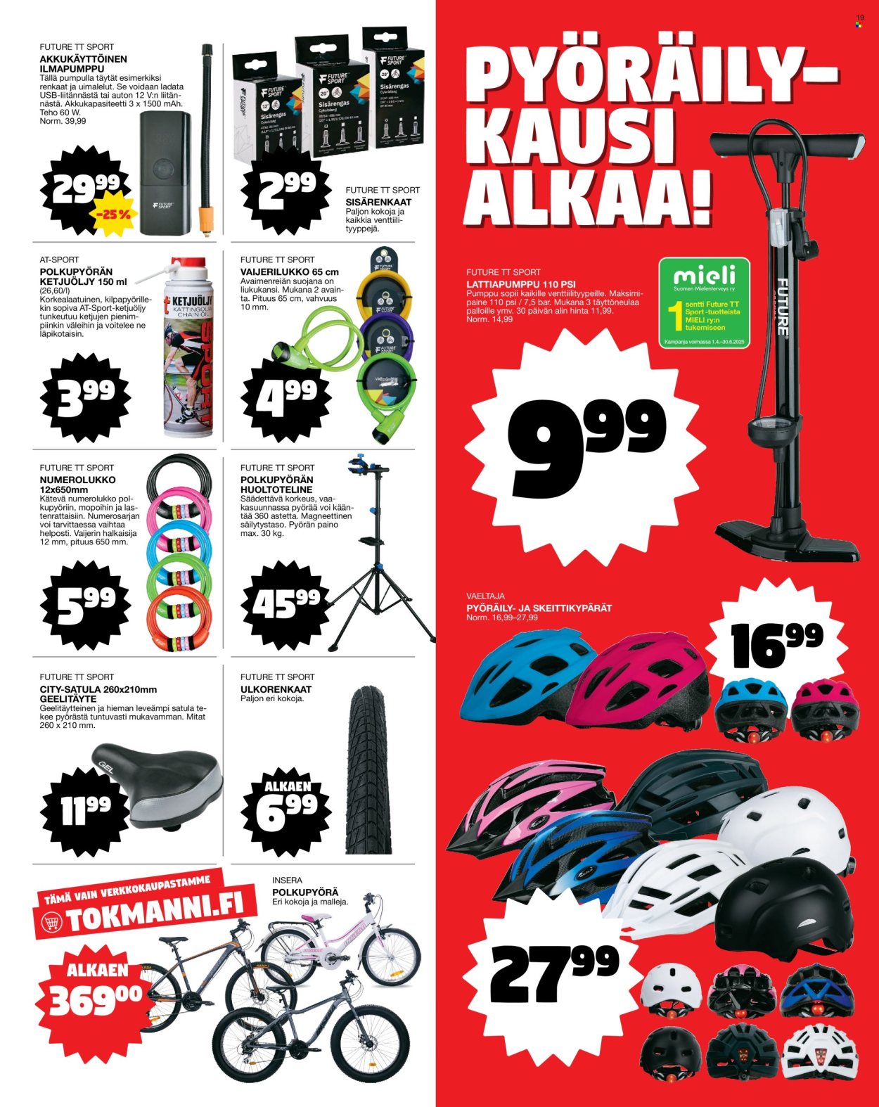 Tokmanni tarjoukset - 07.04.2025 - 13.04.2025. Sivu 19