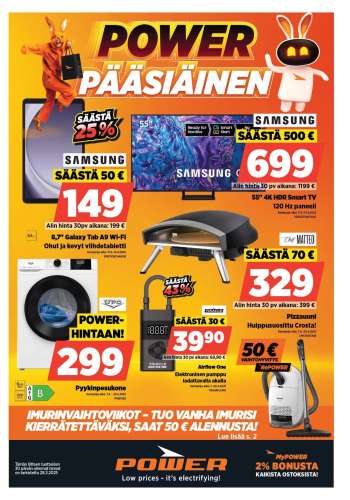 Power tarjoukset  - 07.04.2025 - 13.04.2025.