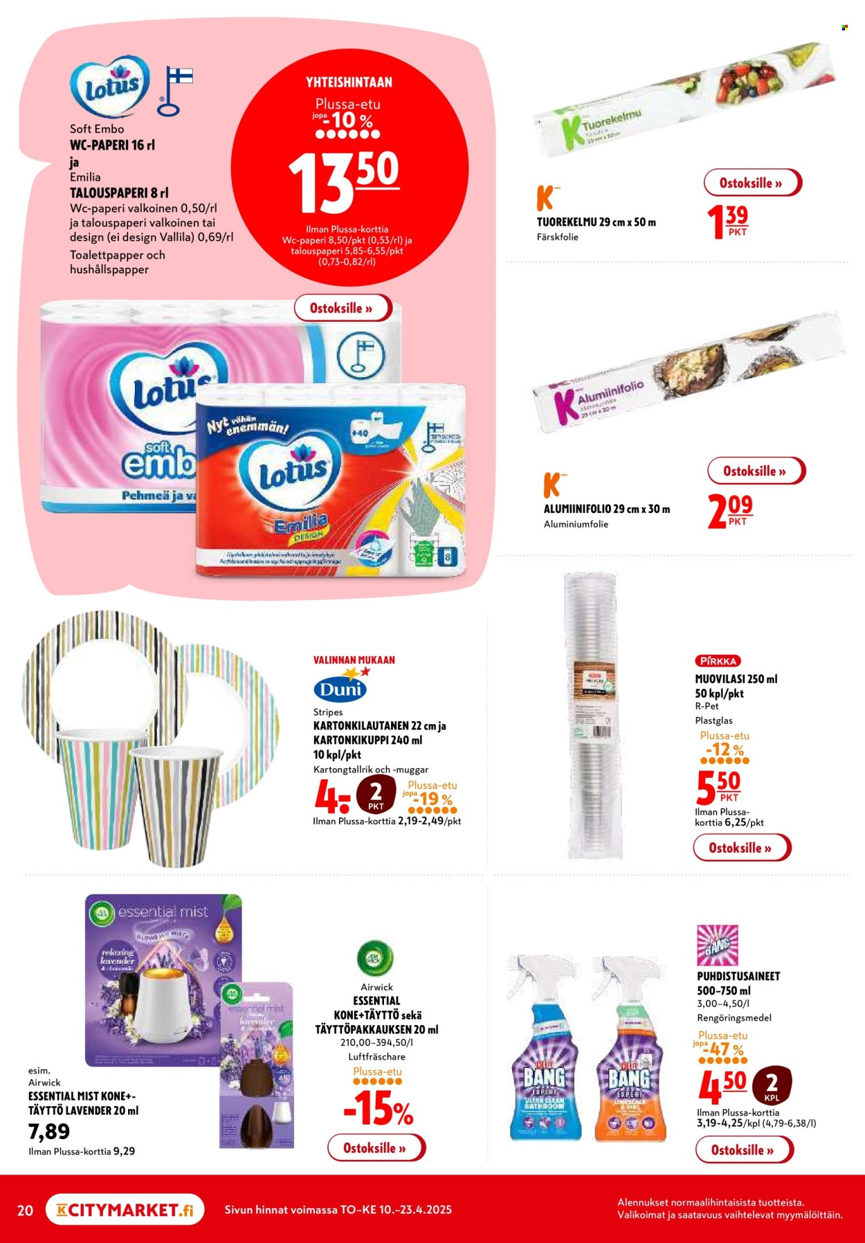 K-citymarket tarjoukset - 10.04.2025 - 23.04.2025. Sivu 20