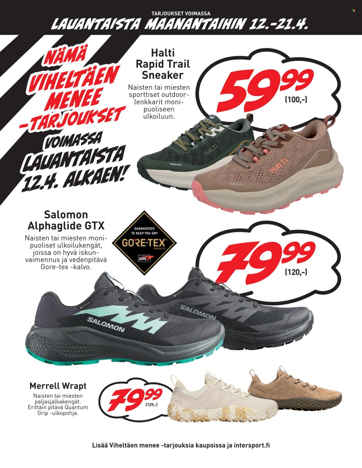 Intersport tarjoukset - 10.04.2025 - 21.04.2025. Sivu 12