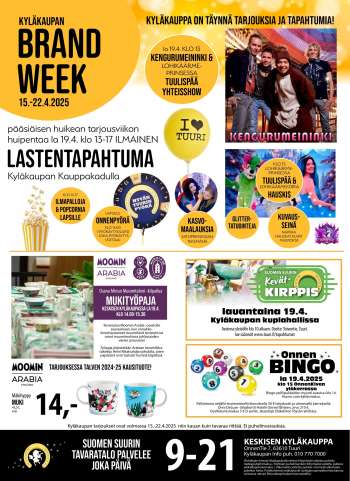 Tuuri tarjoukset  - 15.04.2025 - 22.04.2025.