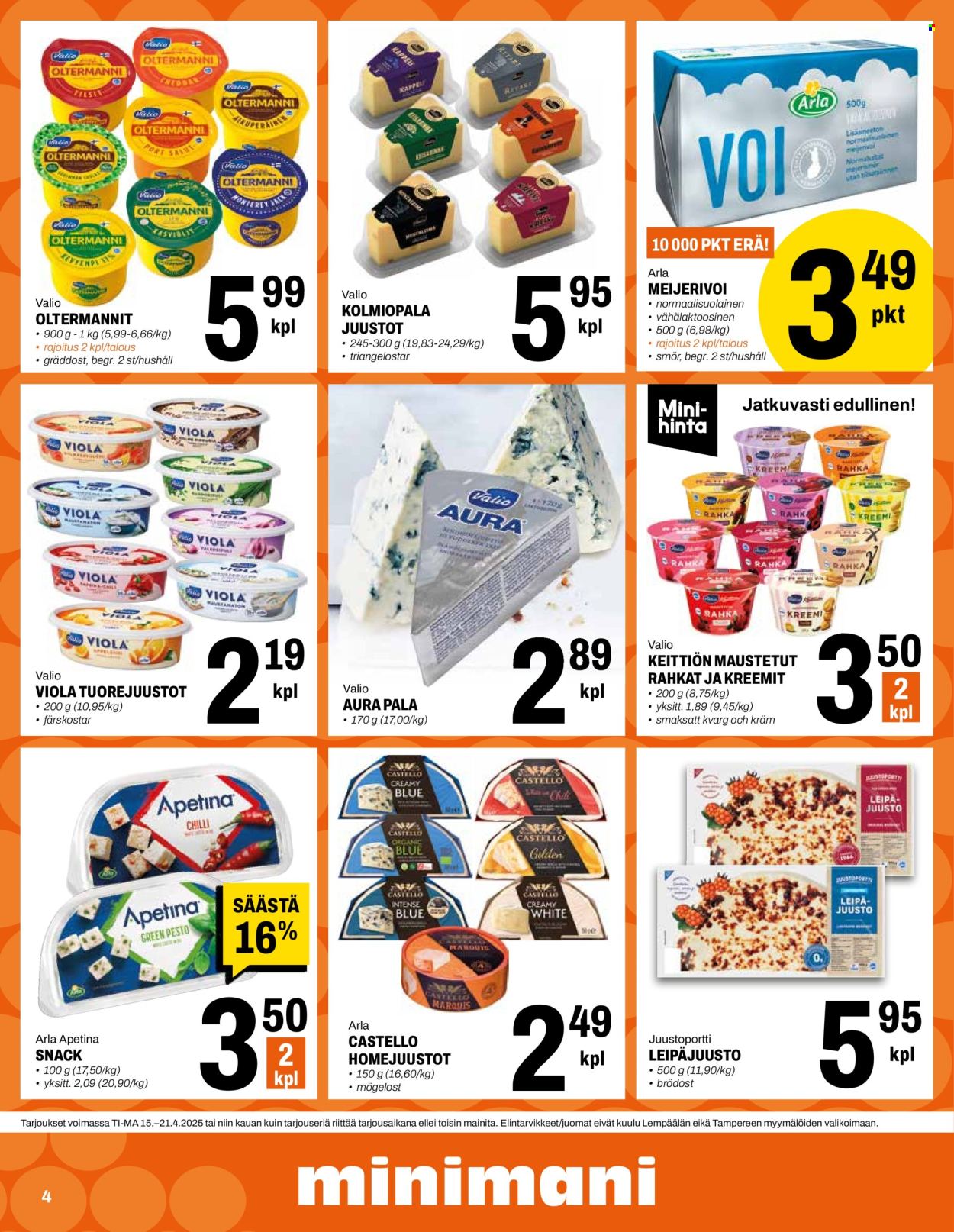 Minimani tarjoukset - 15.04.2025 - 21.04.2025. Sivu 4