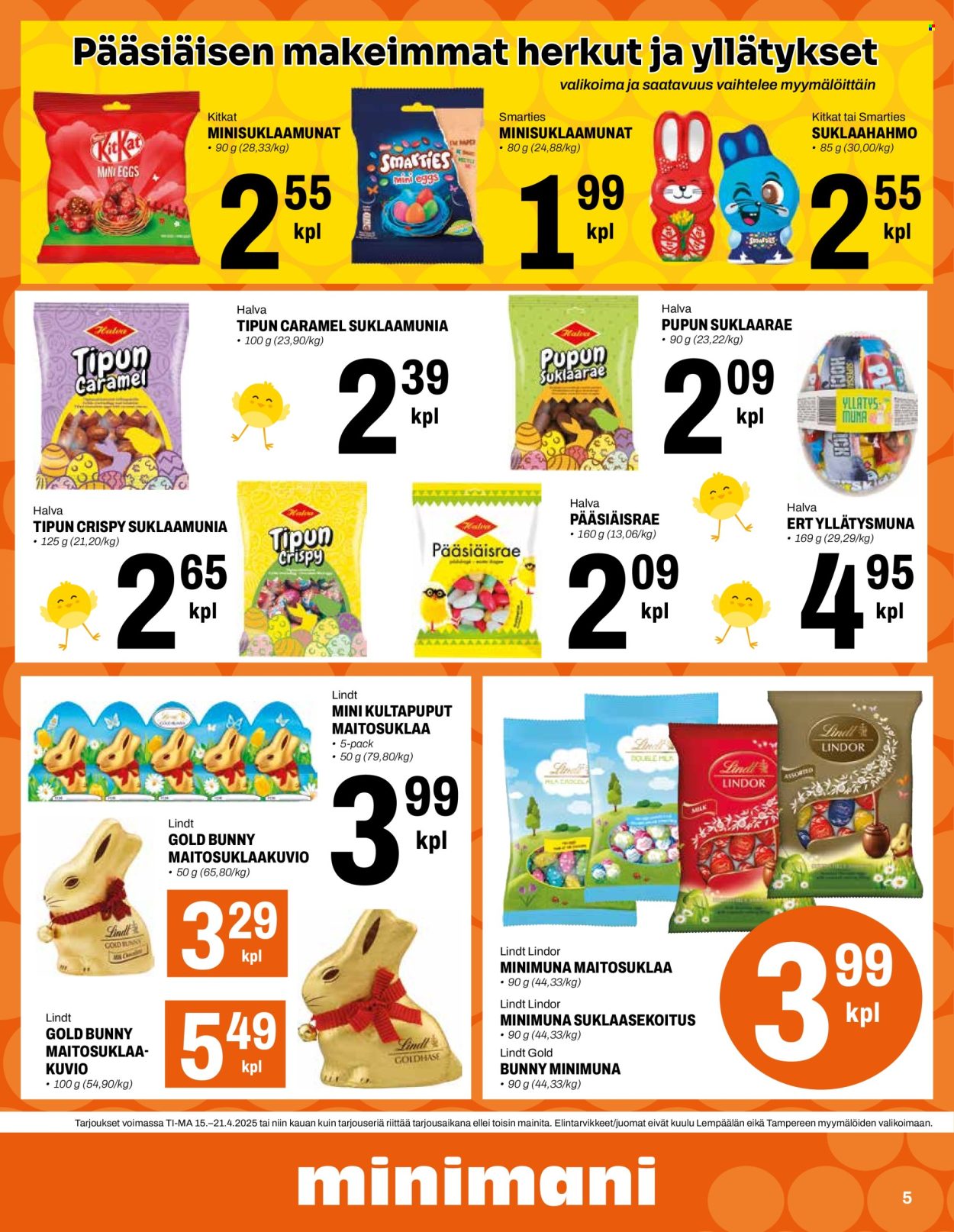 Minimani tarjoukset - 15.04.2025 - 21.04.2025. Sivu 5