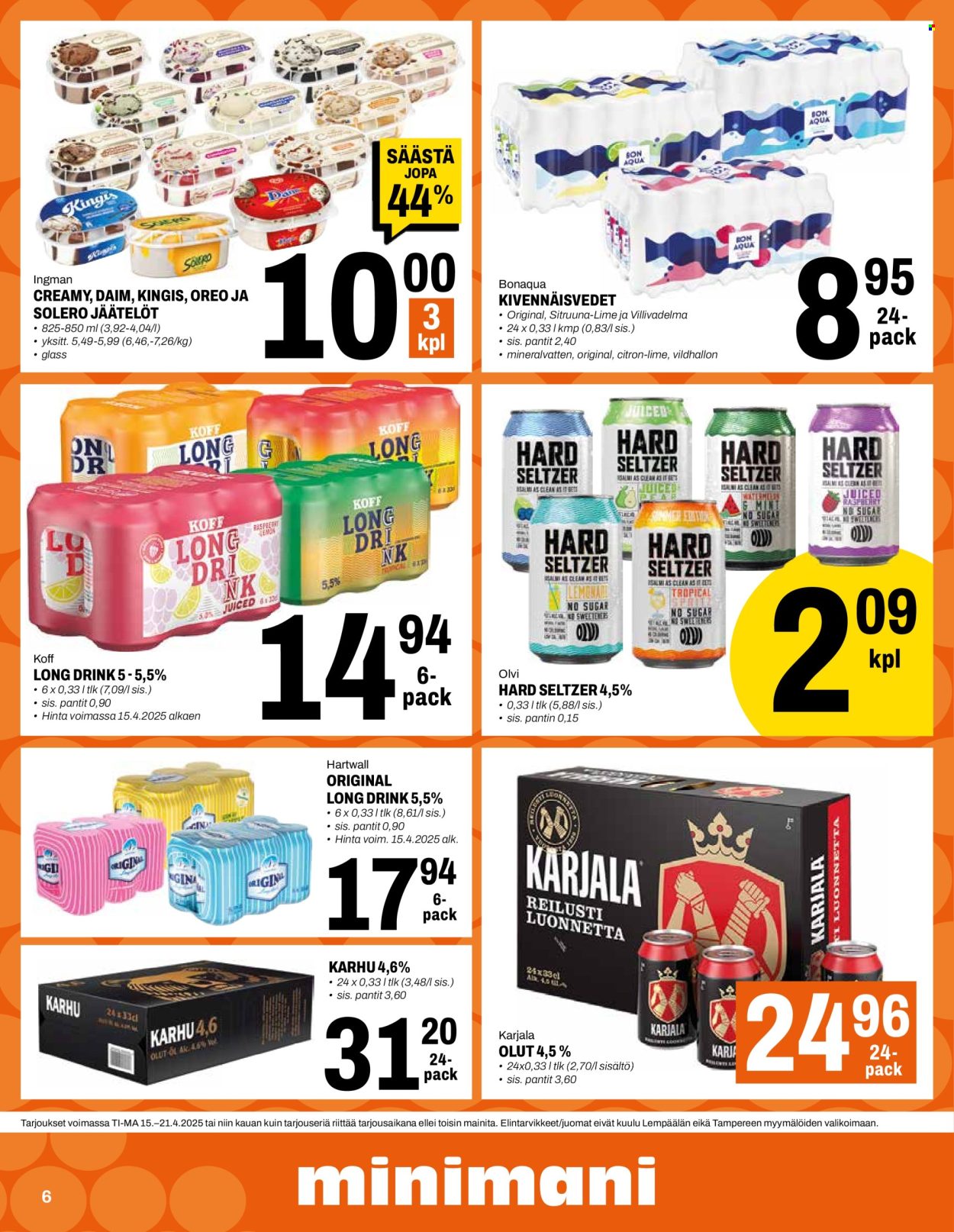 Minimani tarjoukset - 15.04.2025 - 21.04.2025. Sivu 6