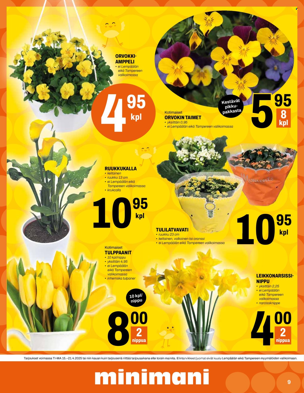 Minimani tarjoukset - 15.04.2025 - 21.04.2025. Sivu 9
