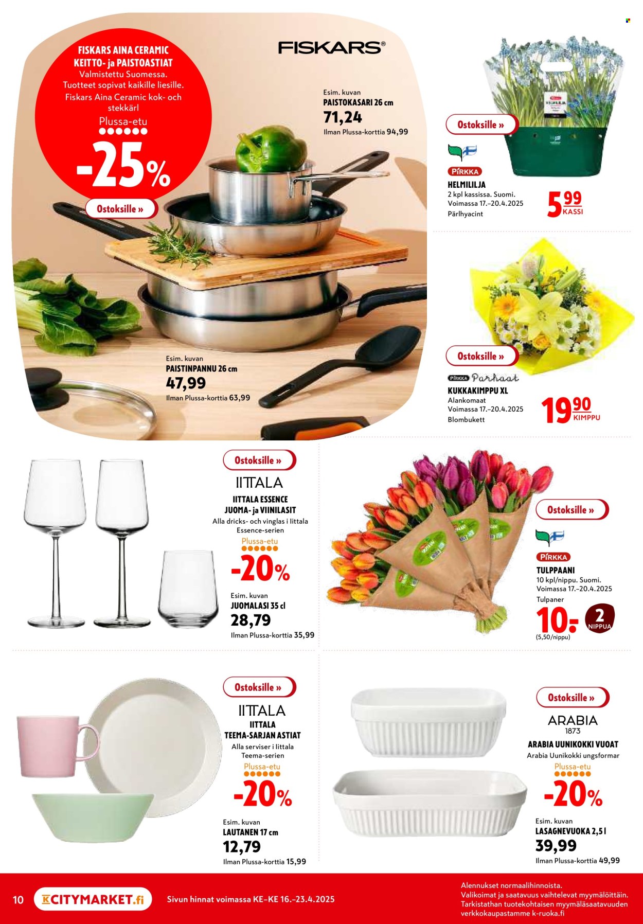 K-citymarket tarjoukset - 16.04.2025 - 23.04.2025. Sivu 10