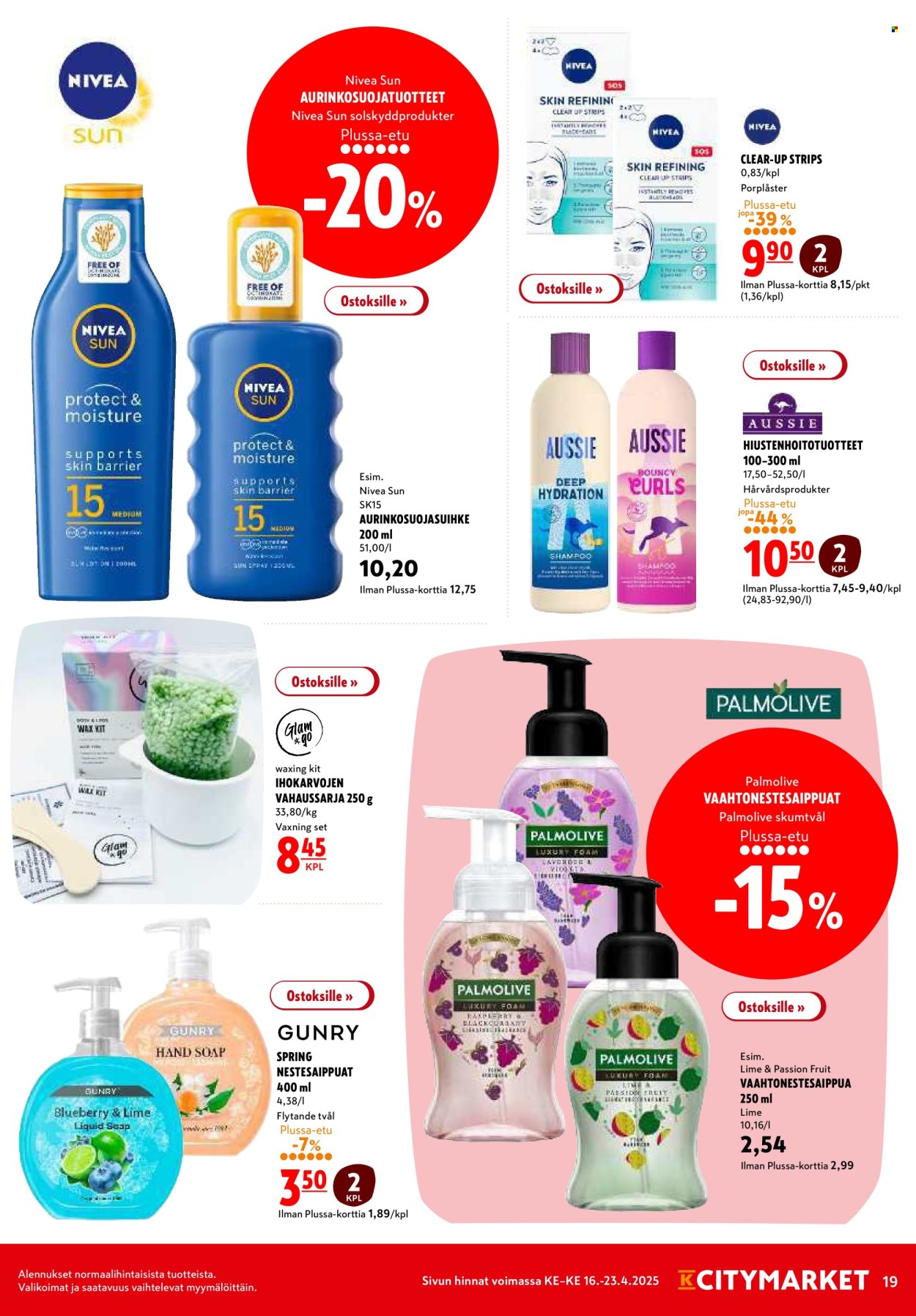K-citymarket tarjoukset - 16.04.2025 - 23.04.2025. Sivu 19