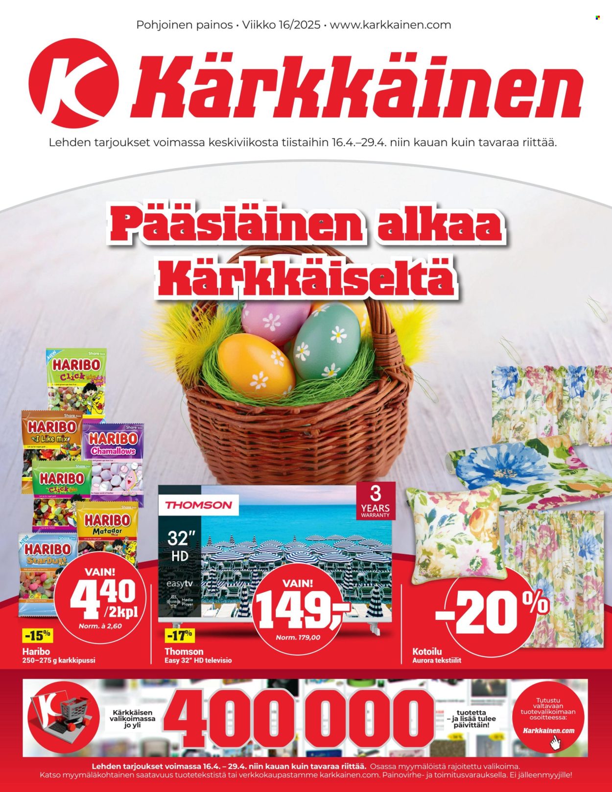 Kärkkäinen tarjoukset - 16.04.2025 - 29.04.2025. Sivu 1