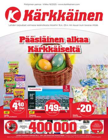 Kärkkäinen tarjoukset  - 16.04.2025 - 29.04.2025.