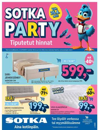 Sotka tarjoukset  - 16.04.2025 - 25.04.2025.