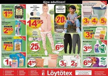 Löytötex tarjoukset  - 16.04.2025 - 22.04.2025.