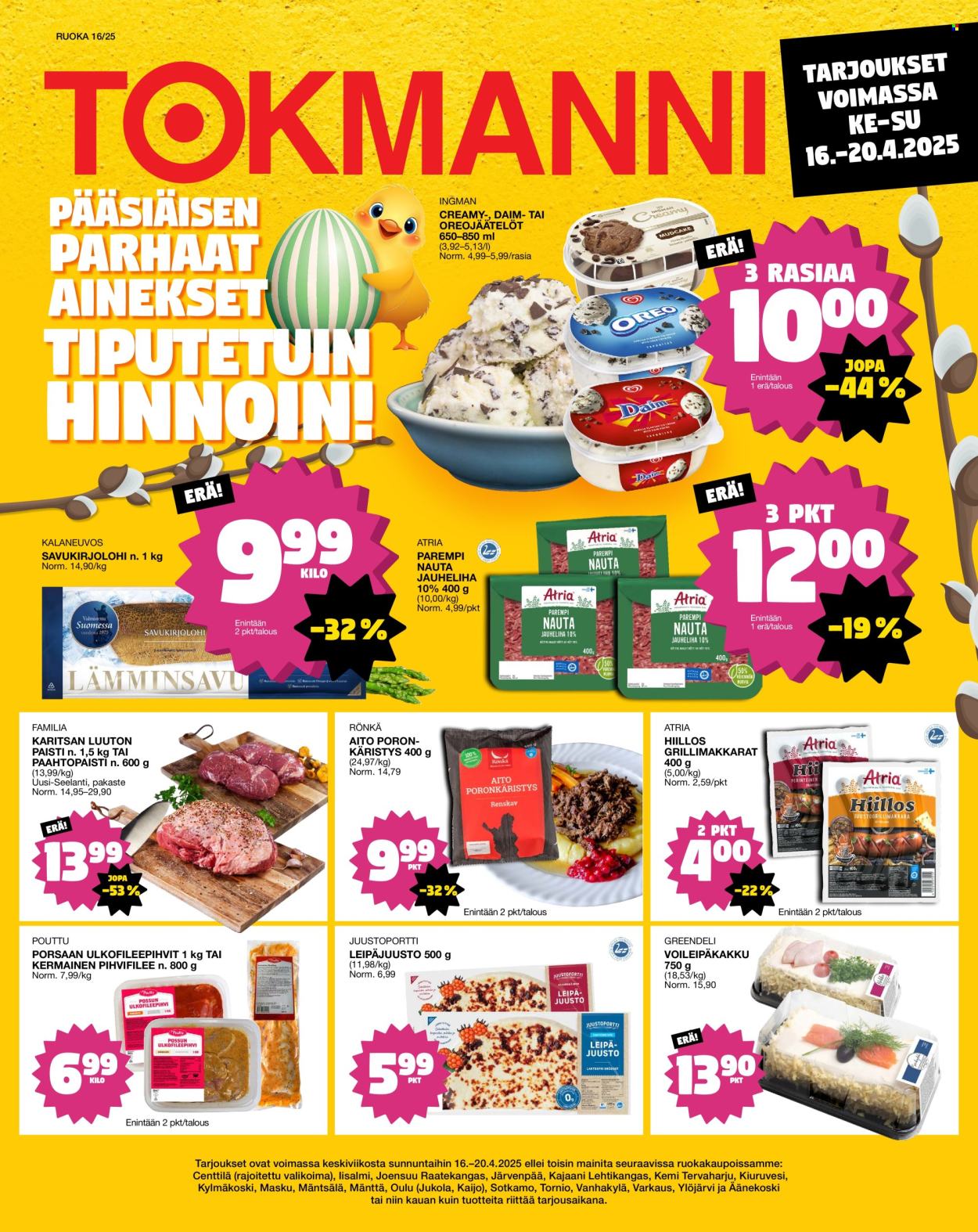 Tokmanni tarjoukset - 16.04.2025 - 20.04.2025. Sivu 1