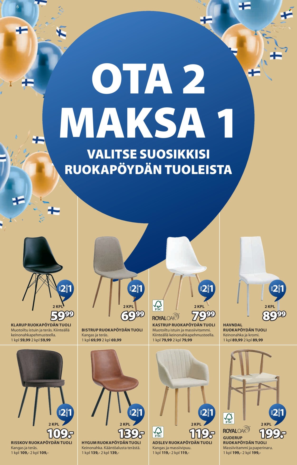 JYSK tarjoukset - 17.04.2025 - 30.04.2025. Sivu 6