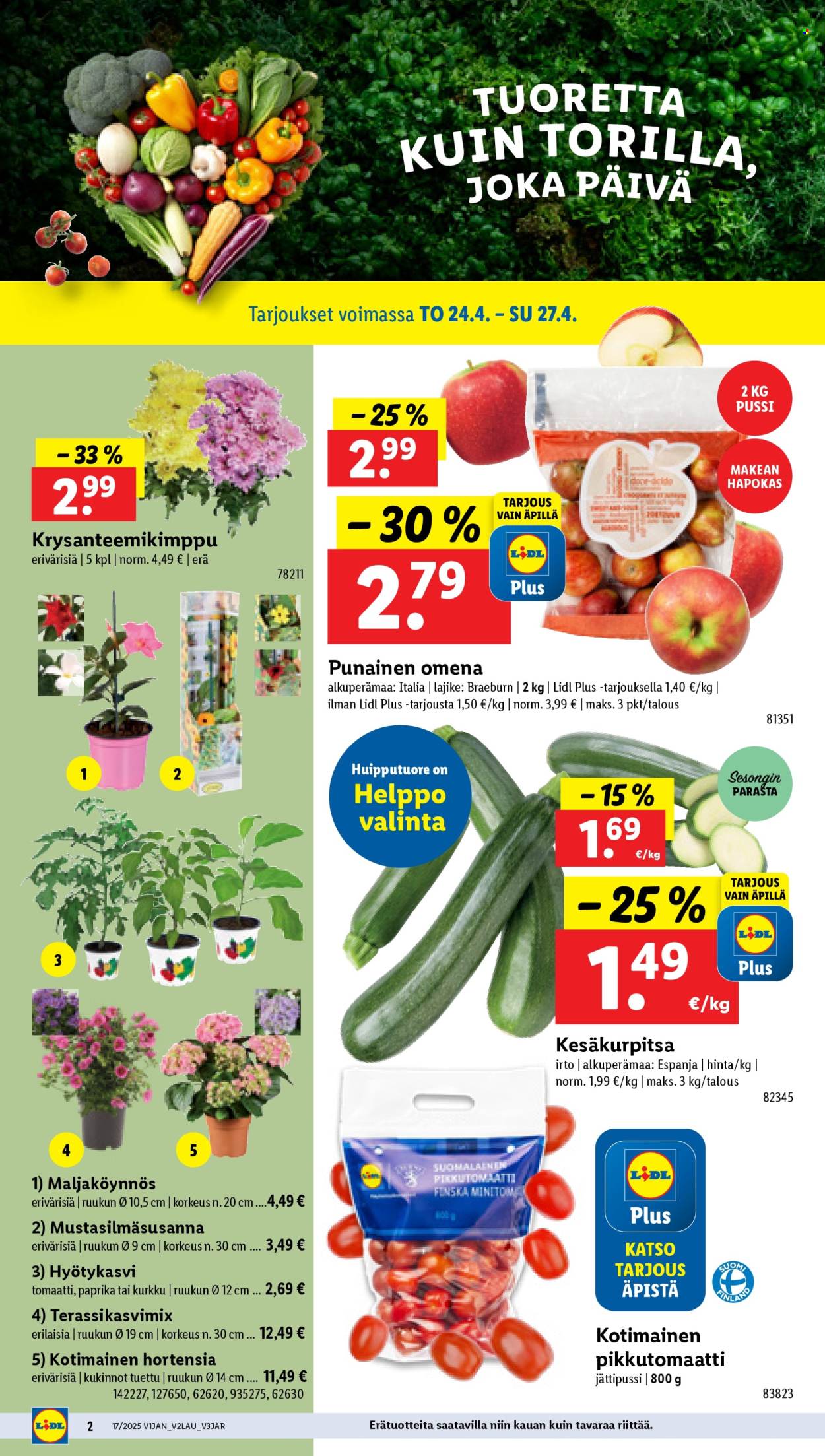 Lidl tarjoukset - 24.04.2025 - 29.04.2025. Sivu 2
