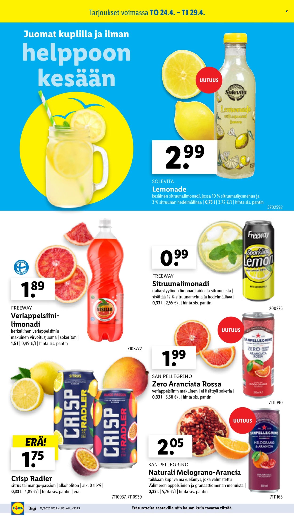 Lidl tarjoukset - 24.04.2025 - 29.04.2025. Sivu 12