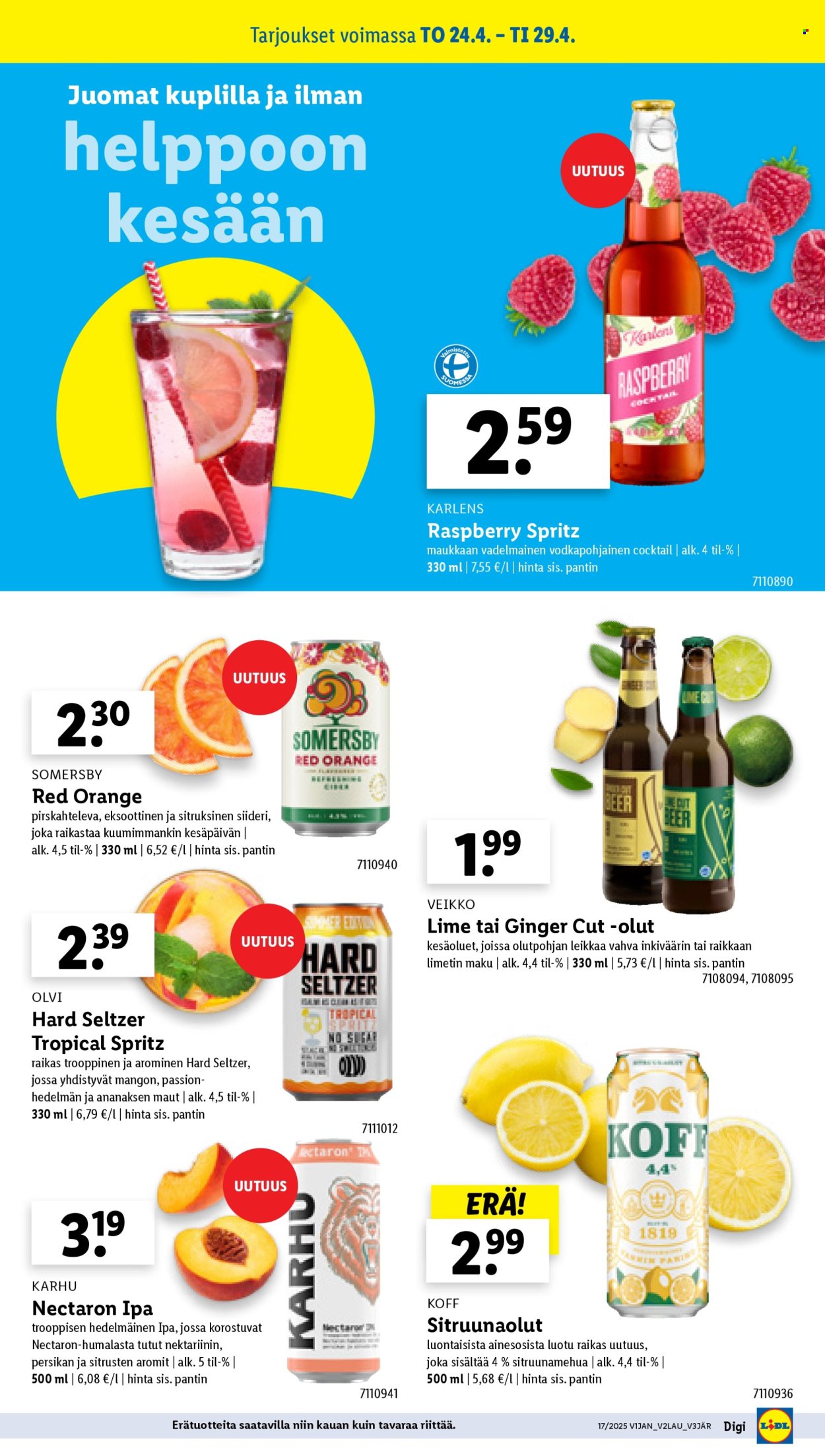 Lidl tarjoukset - 24.04.2025 - 29.04.2025. Sivu 13