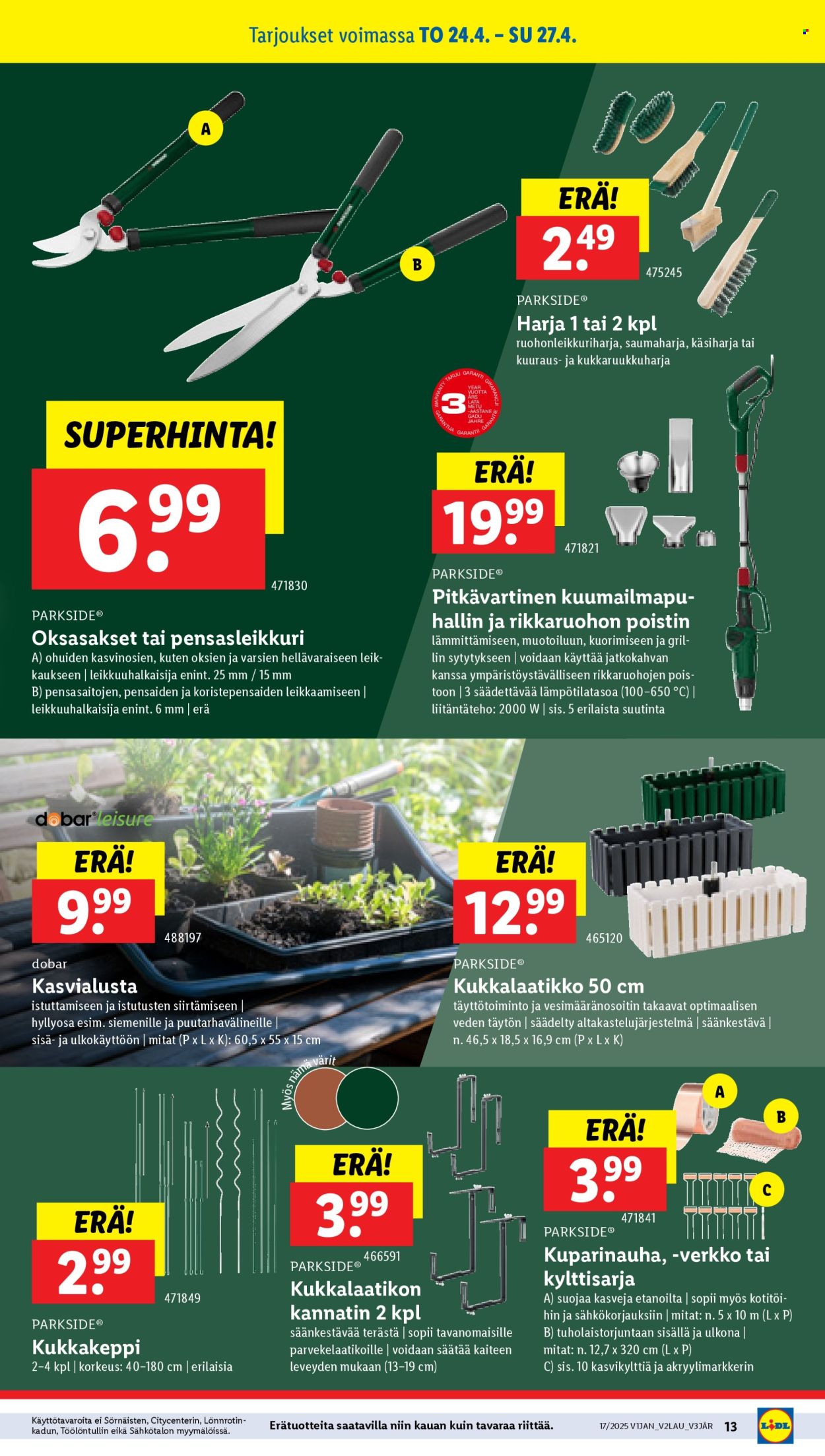 Lidl tarjoukset - 24.04.2025 - 29.04.2025. Sivu 15