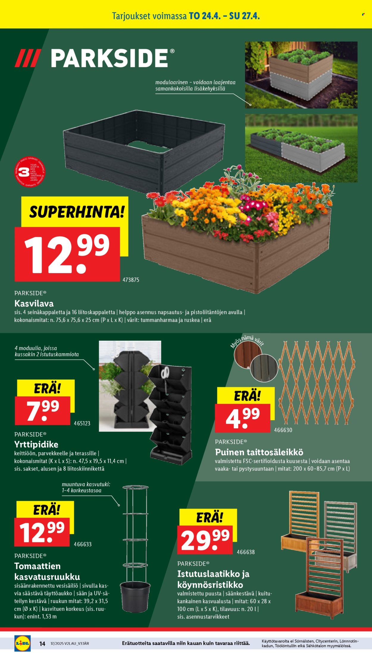 Lidl tarjoukset - 24.04.2025 - 29.04.2025. Sivu 16