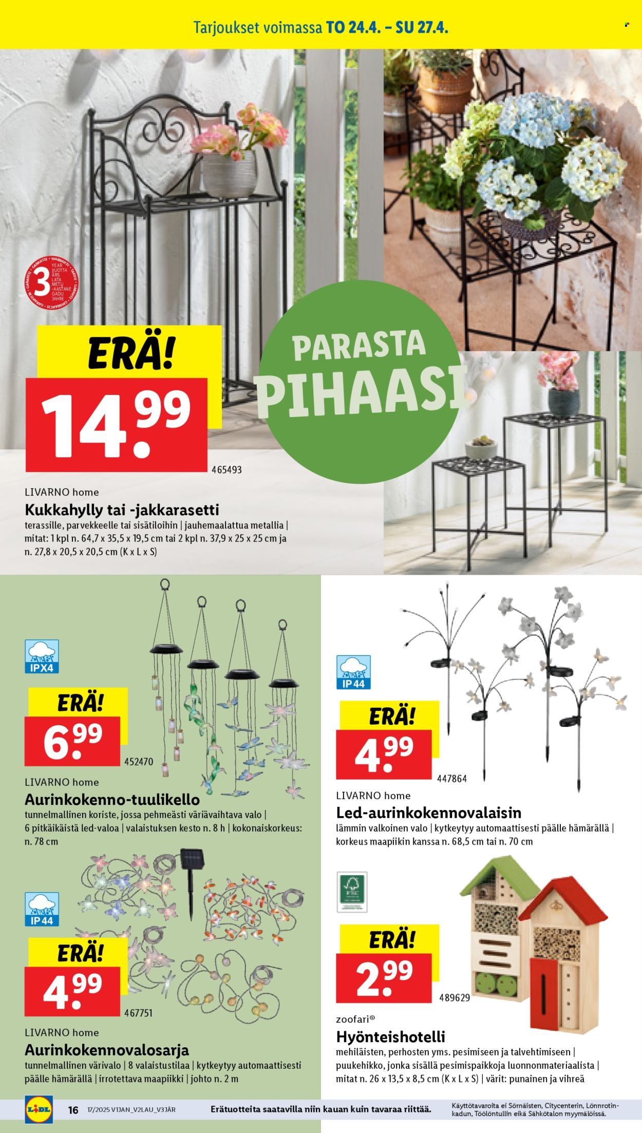 Lidl tarjoukset - 24.04.2025 - 29.04.2025. Sivu 18