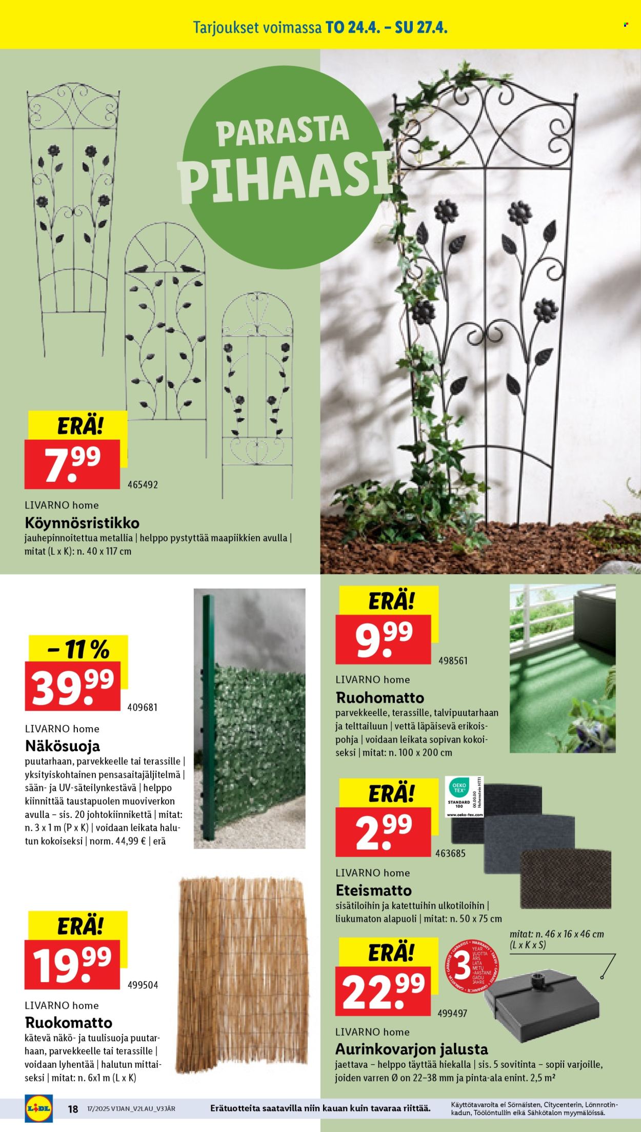 Lidl tarjoukset - 24.04.2025 - 29.04.2025. Sivu 20