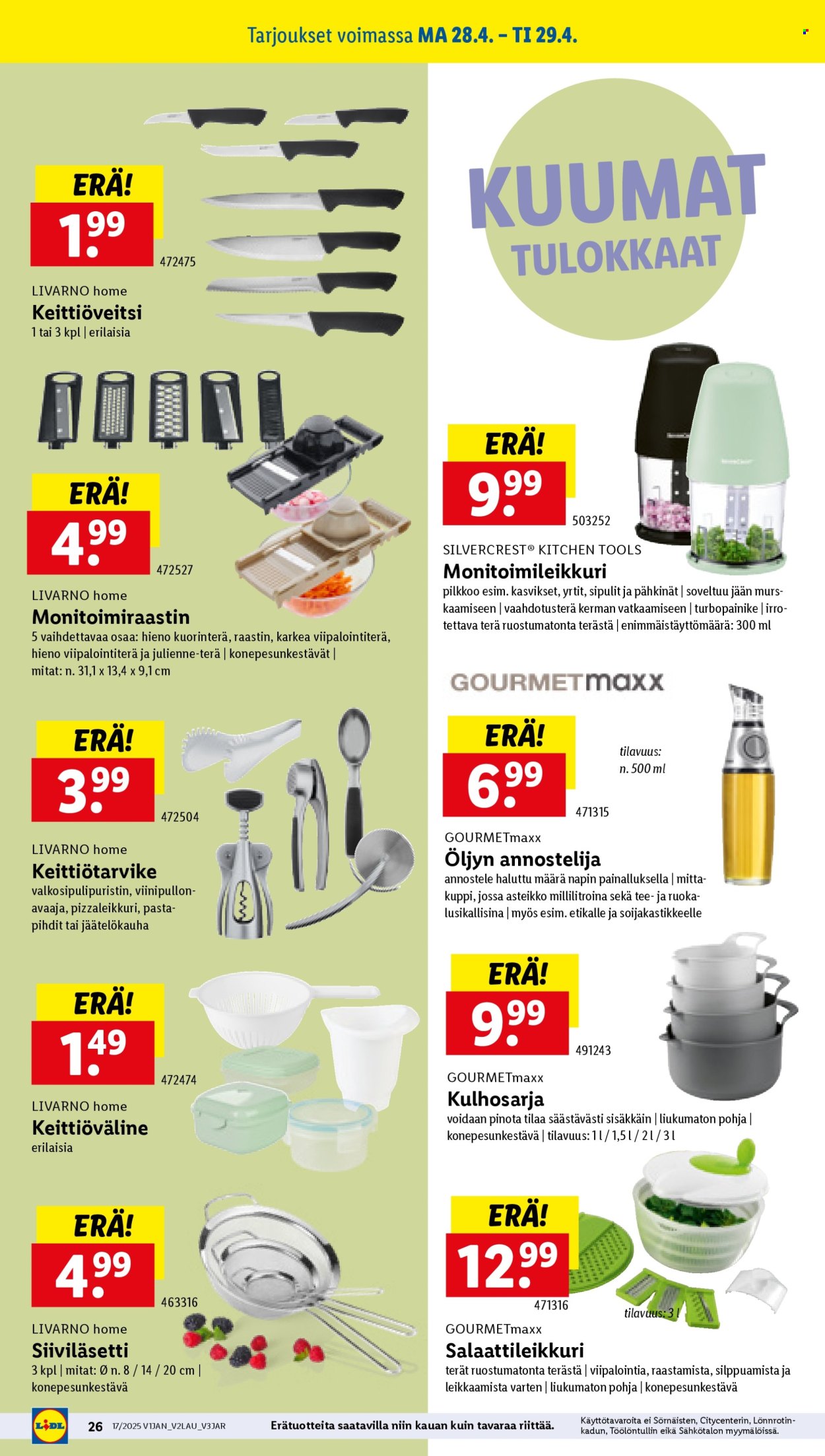Lidl tarjoukset - 24.04.2025 - 29.04.2025. Sivu 30