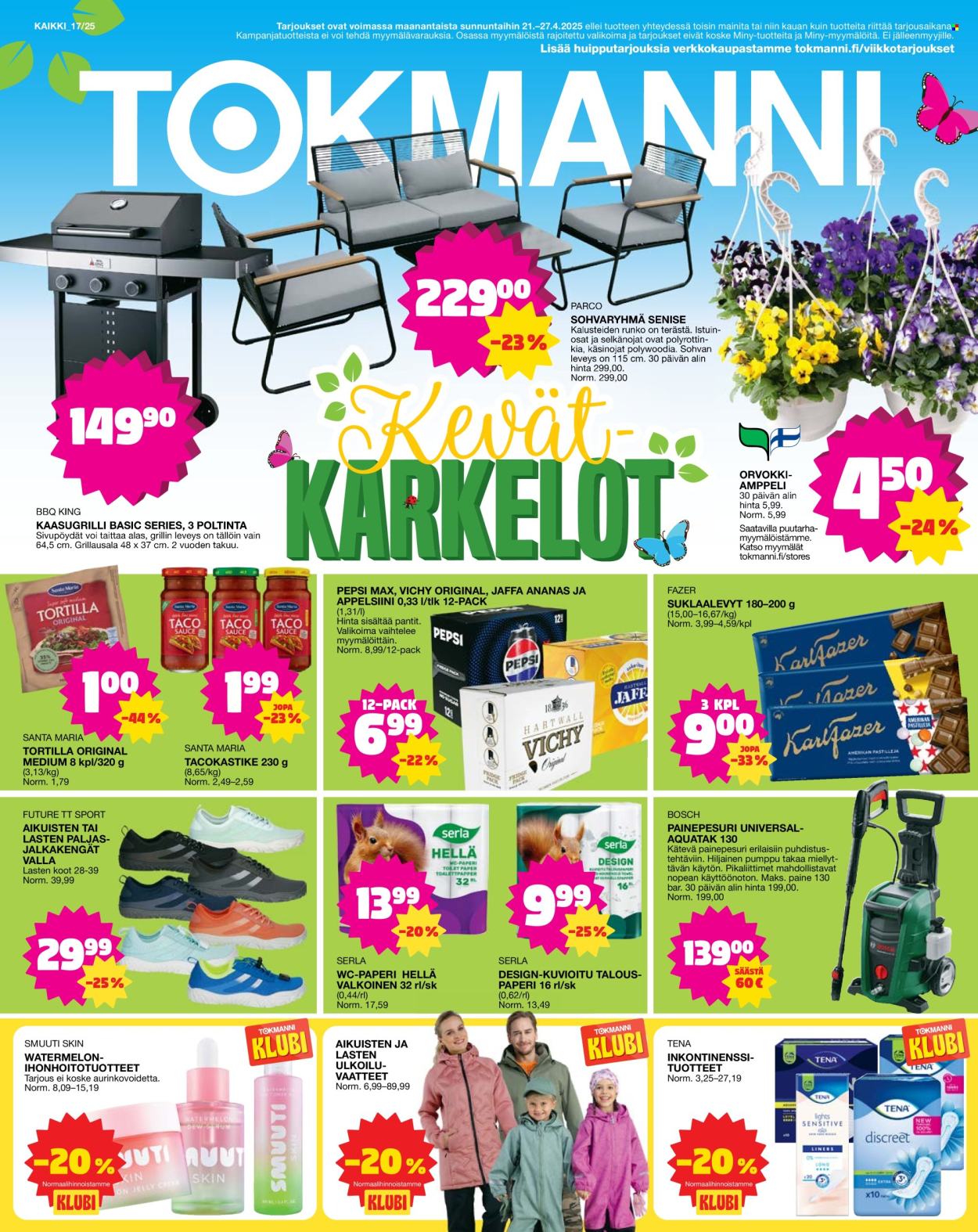 Tokmanni tarjoukset - 21.04.2025 - 27.04.2025. Sivu 1