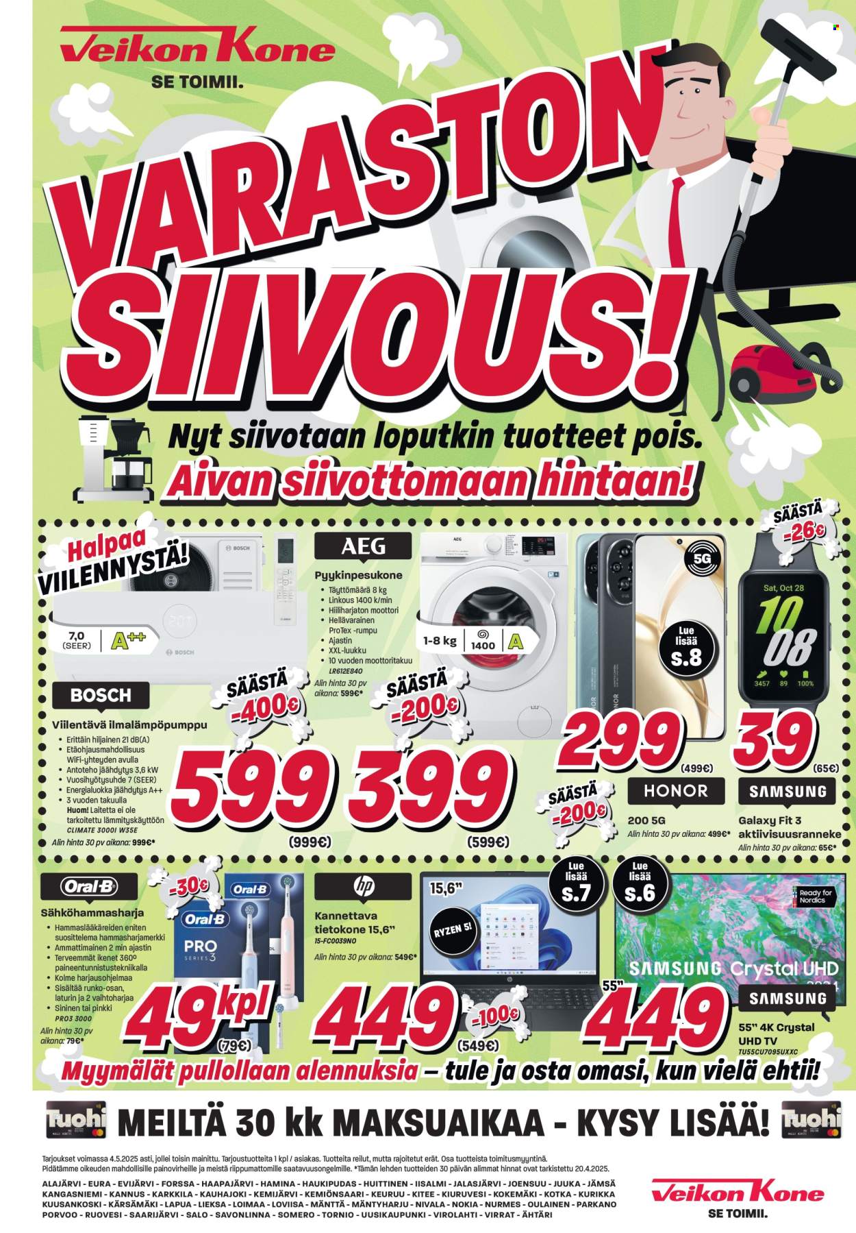 Veikon Kone tarjoukset - 22.04.2025 - 04.05.2025. Sivu 1
